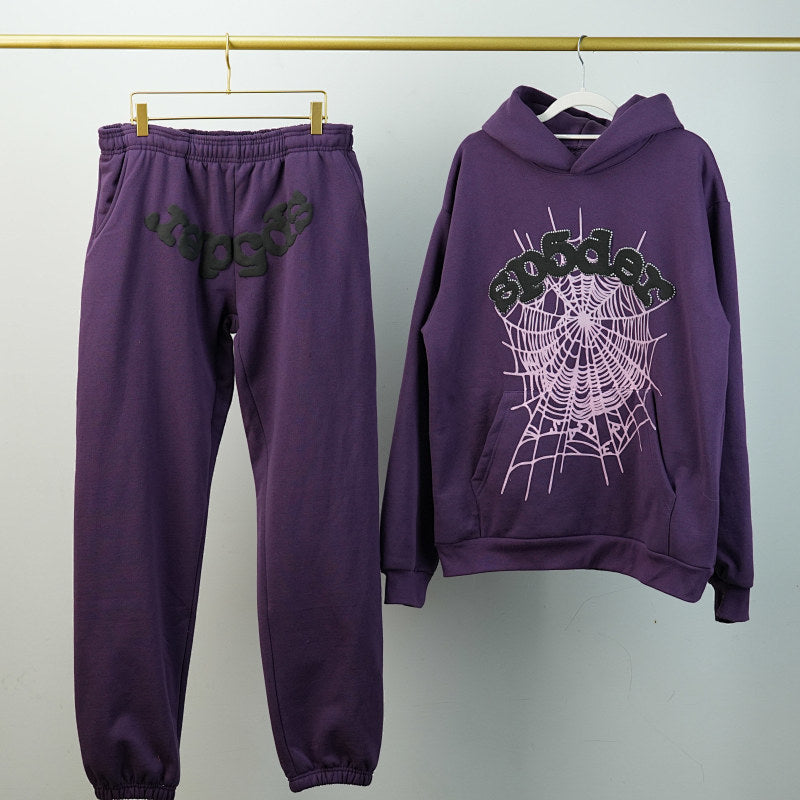 Sp5Der Web Sweatpants Purple