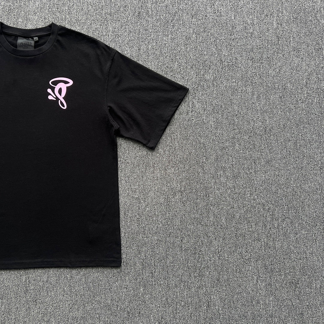 HALO Tee Black Pink