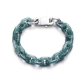 O-Link Natural Jade Cuban Bracelet-Balance. Connection