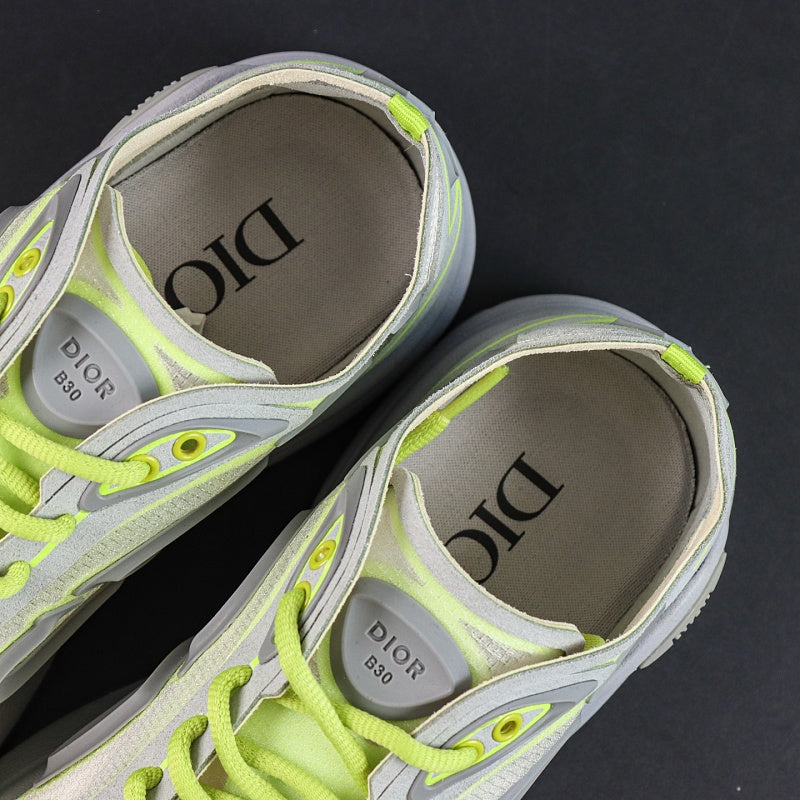 Dior B30 Sneaker — Grey Green