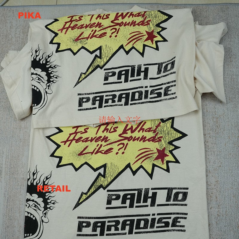 Hellstar Records T-Shirt Off-White