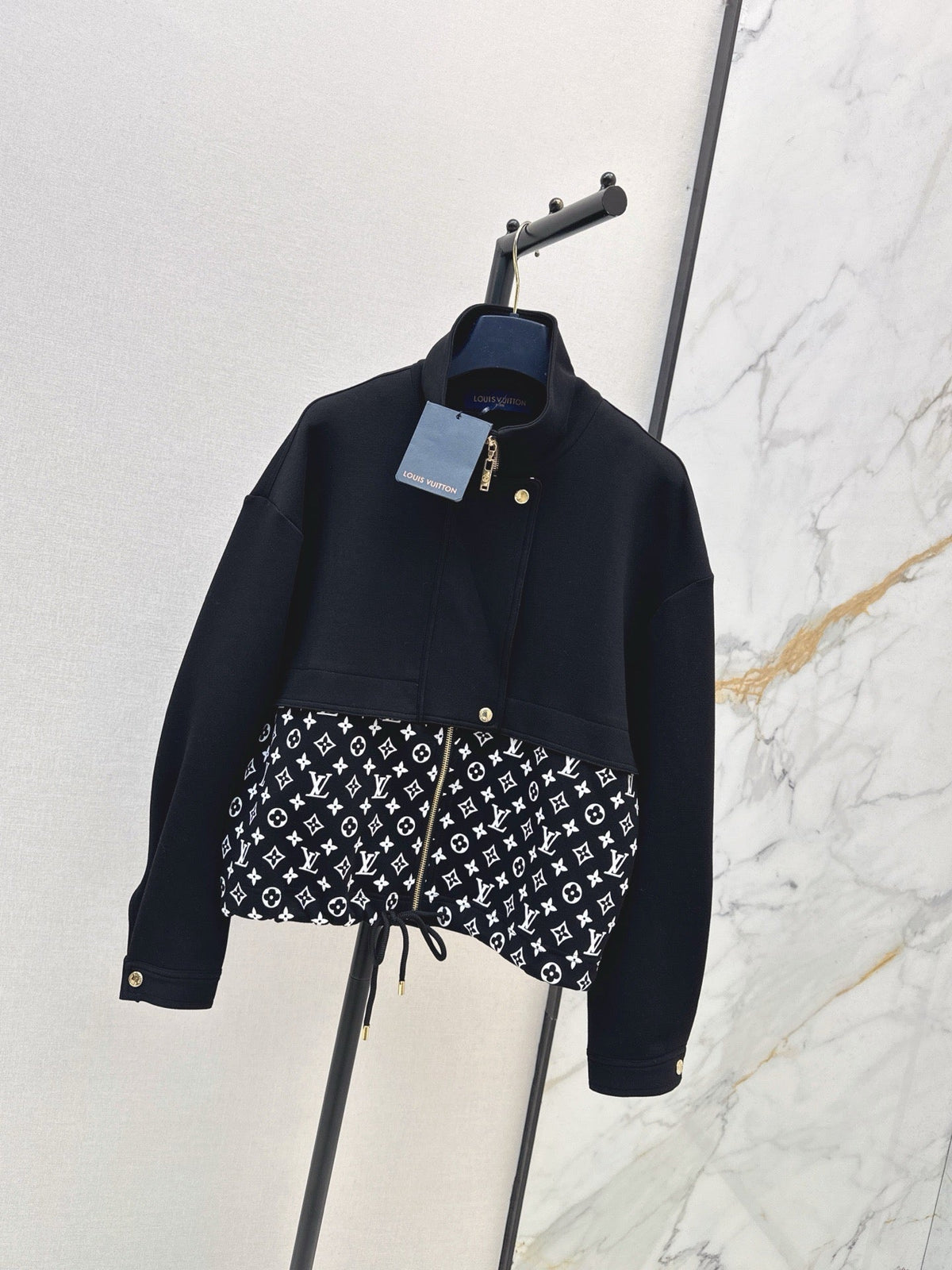 26S Monogram Accent Zip-Up Jacket