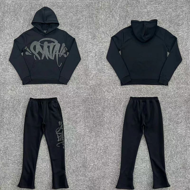 Syna-World Tracksuit - Black-Red