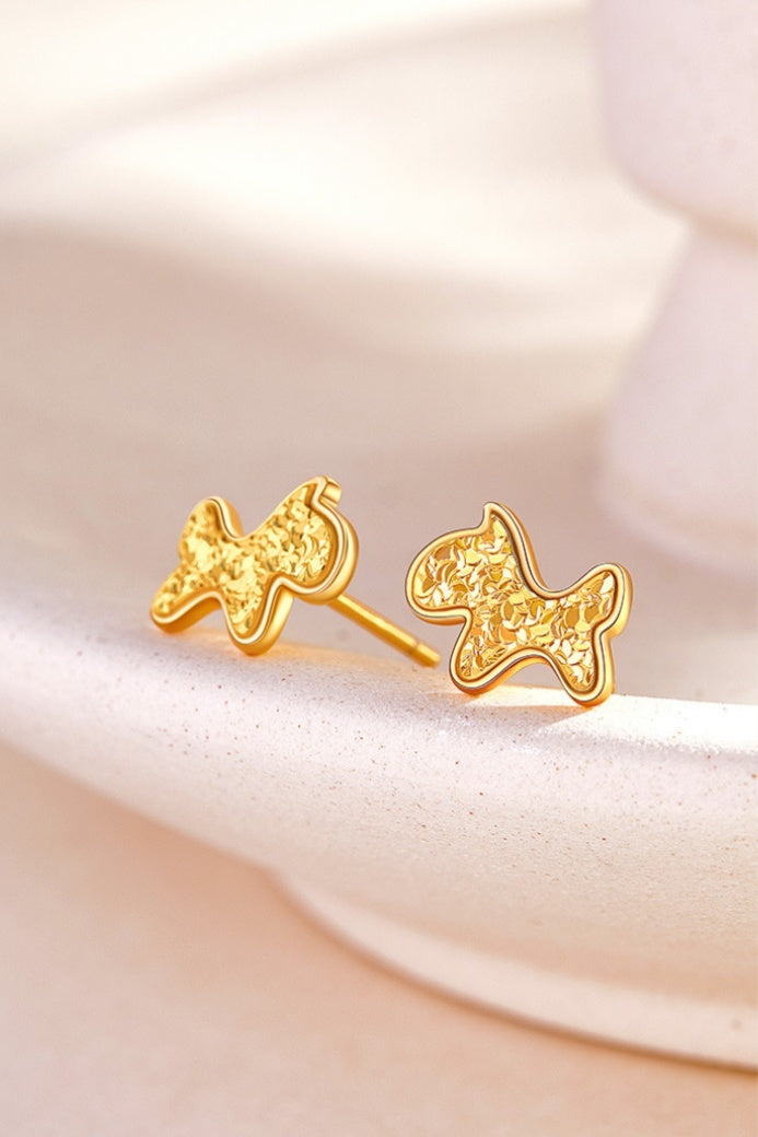 18K Gold-Plated 925 Silver Zodiac Stud Earrings-Your Sign. Your Story