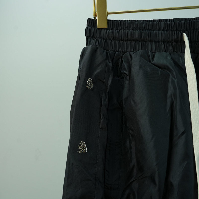 Hellstar Waxed Nyon Pants Black