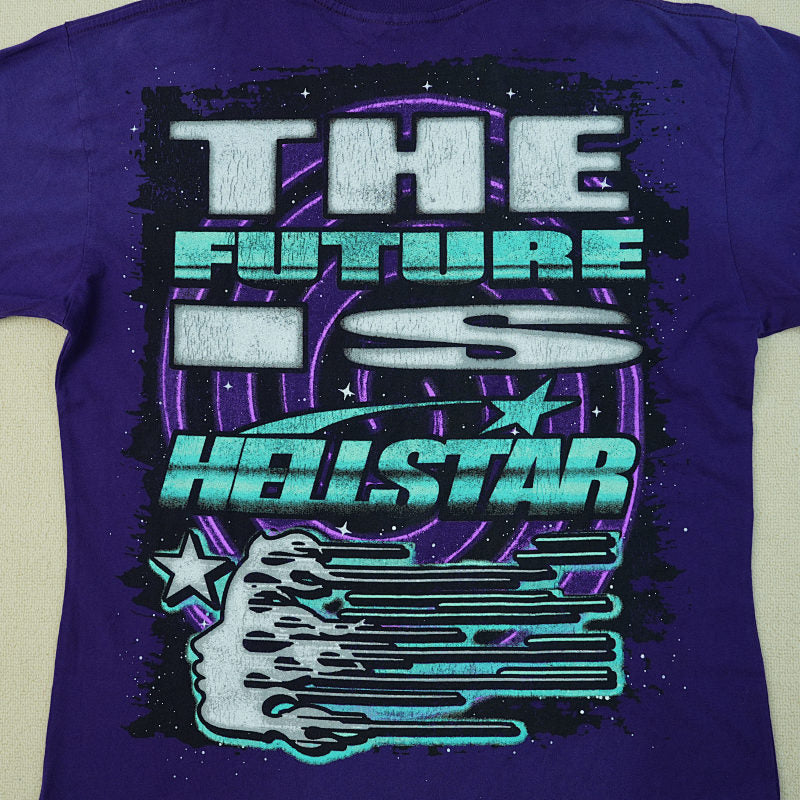 Hellstar Goggles T-Shirt Purple