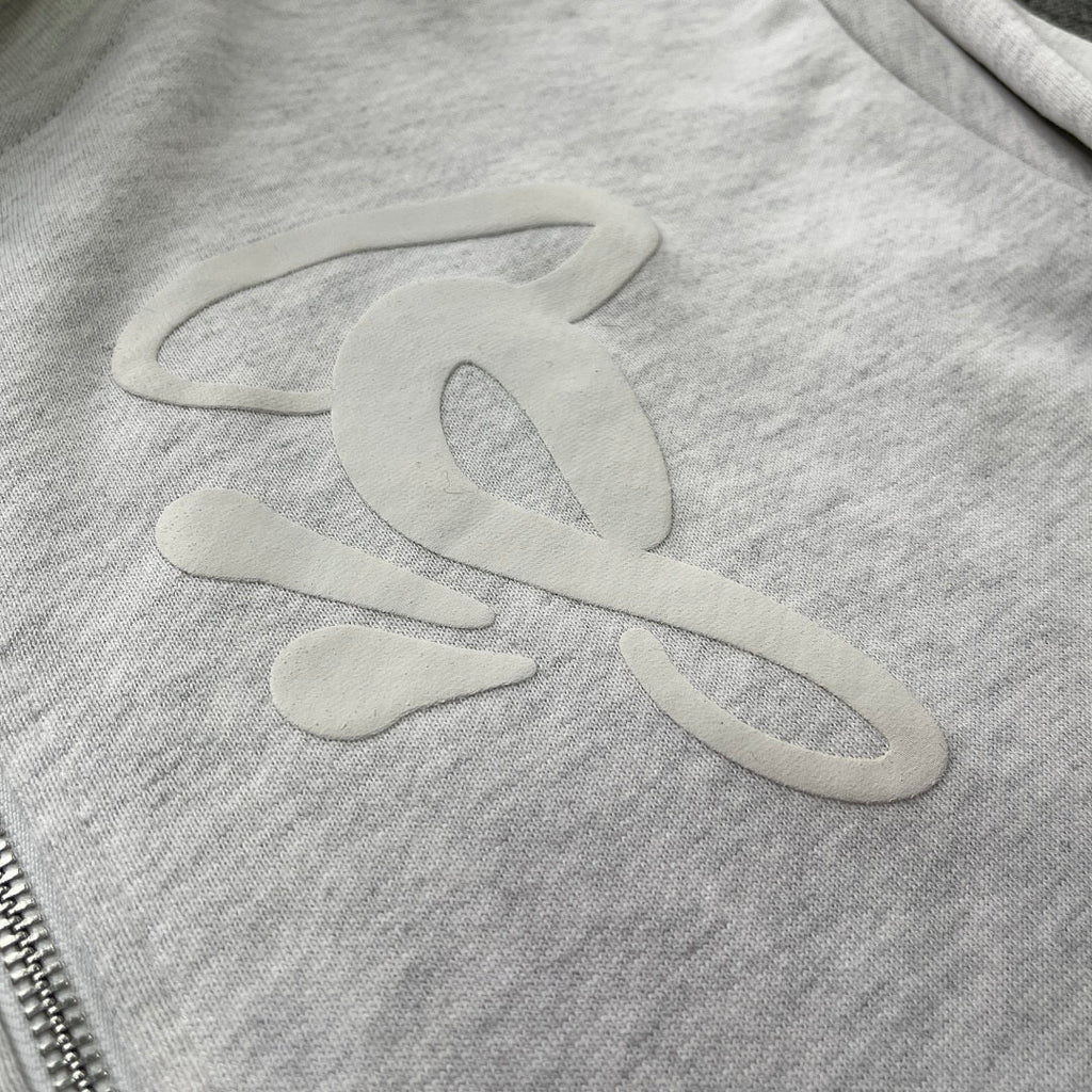 Zip Hoodie White