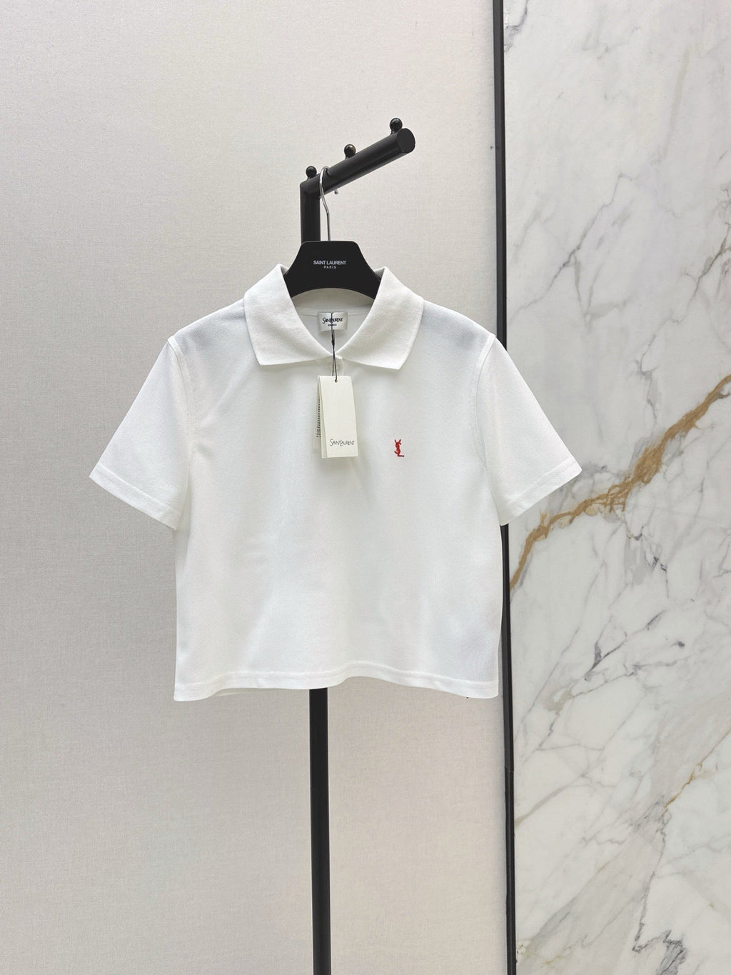 Cropped Polo Shirt