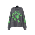 Sp5der Star Hoodie (Grey/Green)