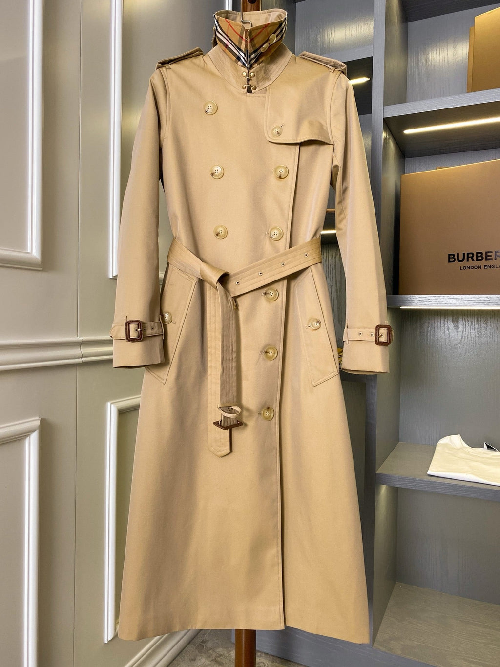 Long Kensington Heritage Trench Coat