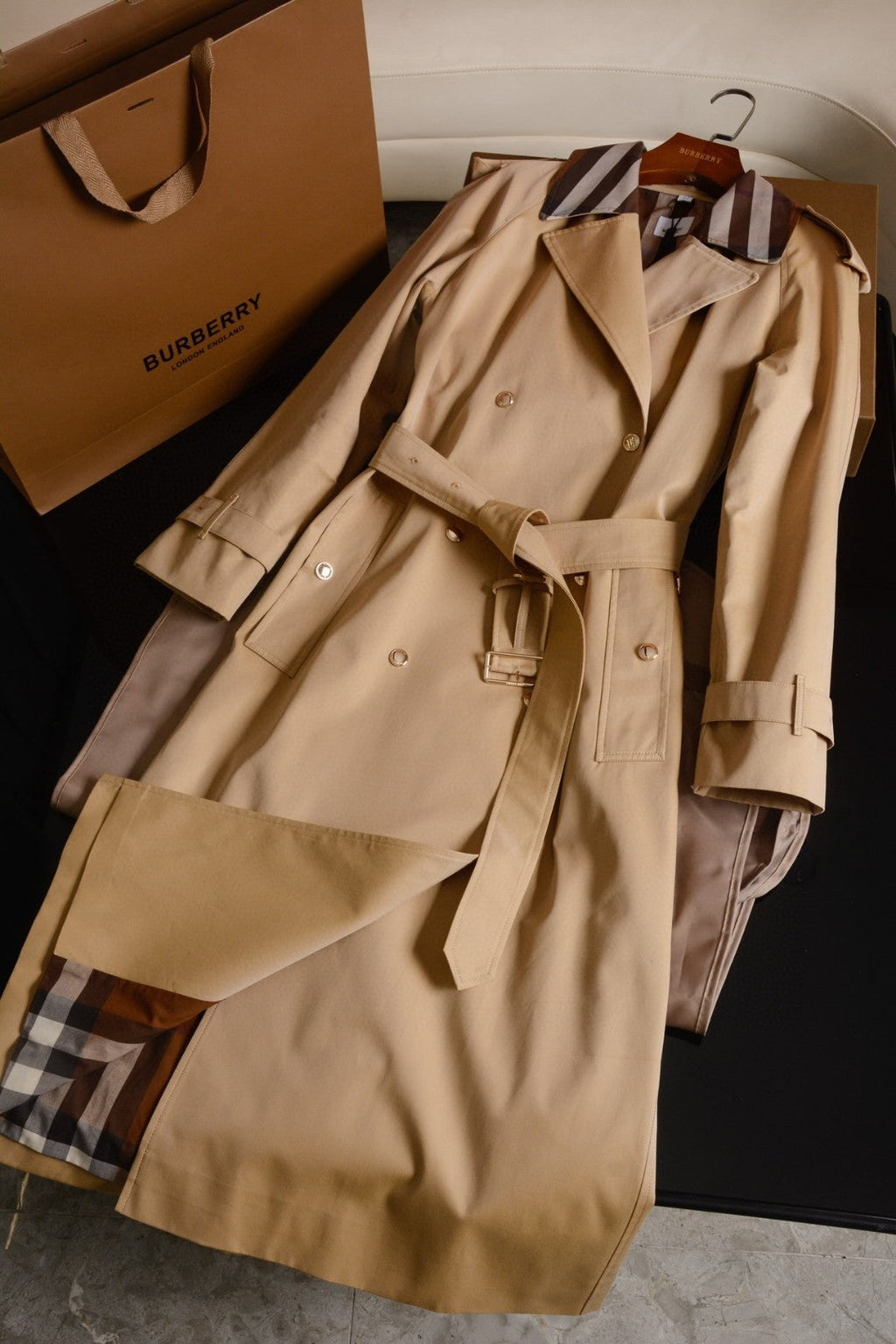 Long Kensington Heritage Trench Coat