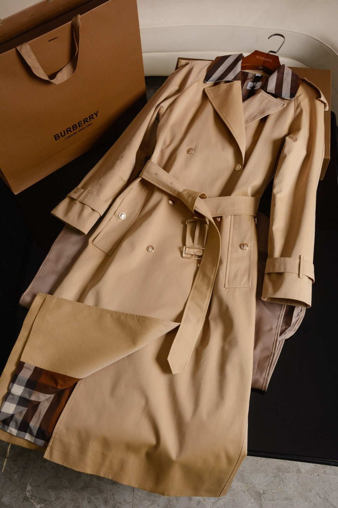 Long Kensington Heritage Trench Coat