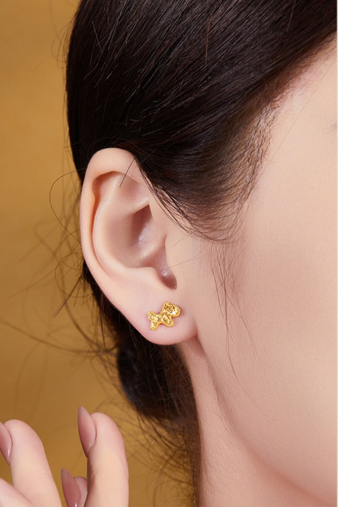 18K Gold-Plated 925 Silver Zodiac Stud Earrings-Your Sign. Your Story