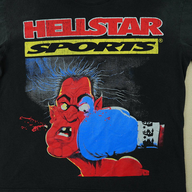 Hellstar Knock-Out T-Shirt Black