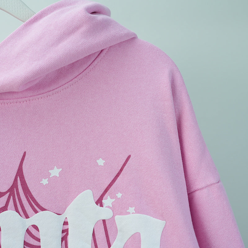 Sp5der Atlanta Hoodie Pink