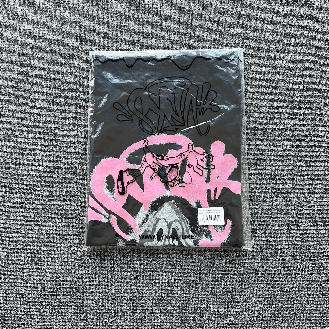 Graphic Tee Black Pink 2