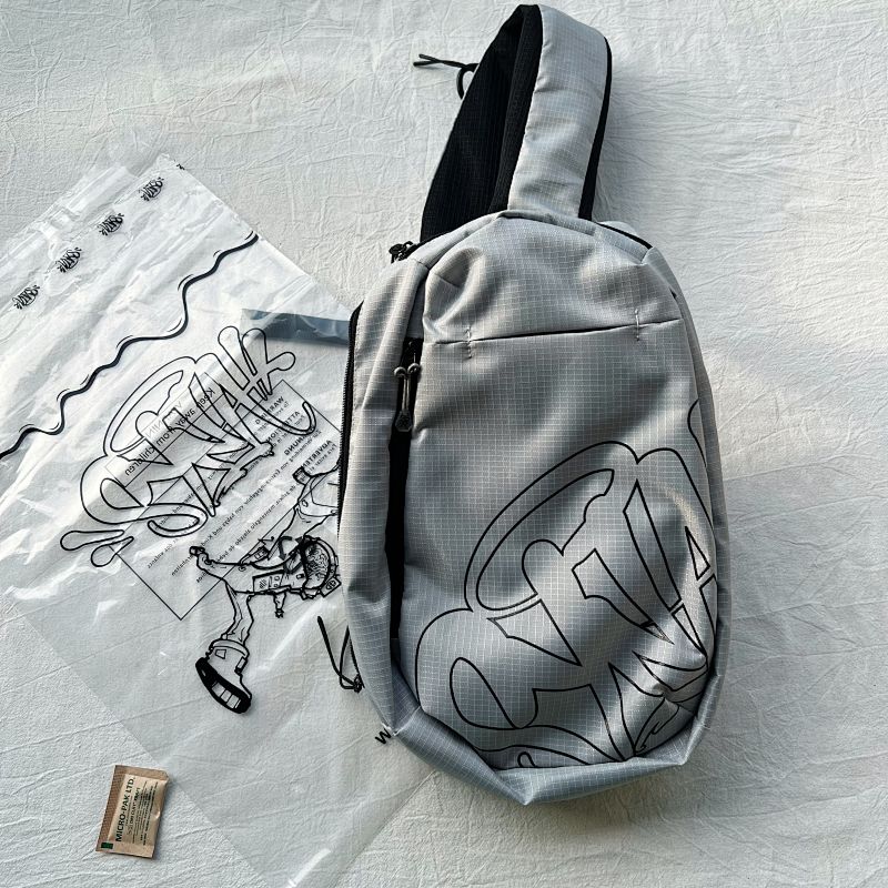 Graffiti Print Crossbody Sling Bag