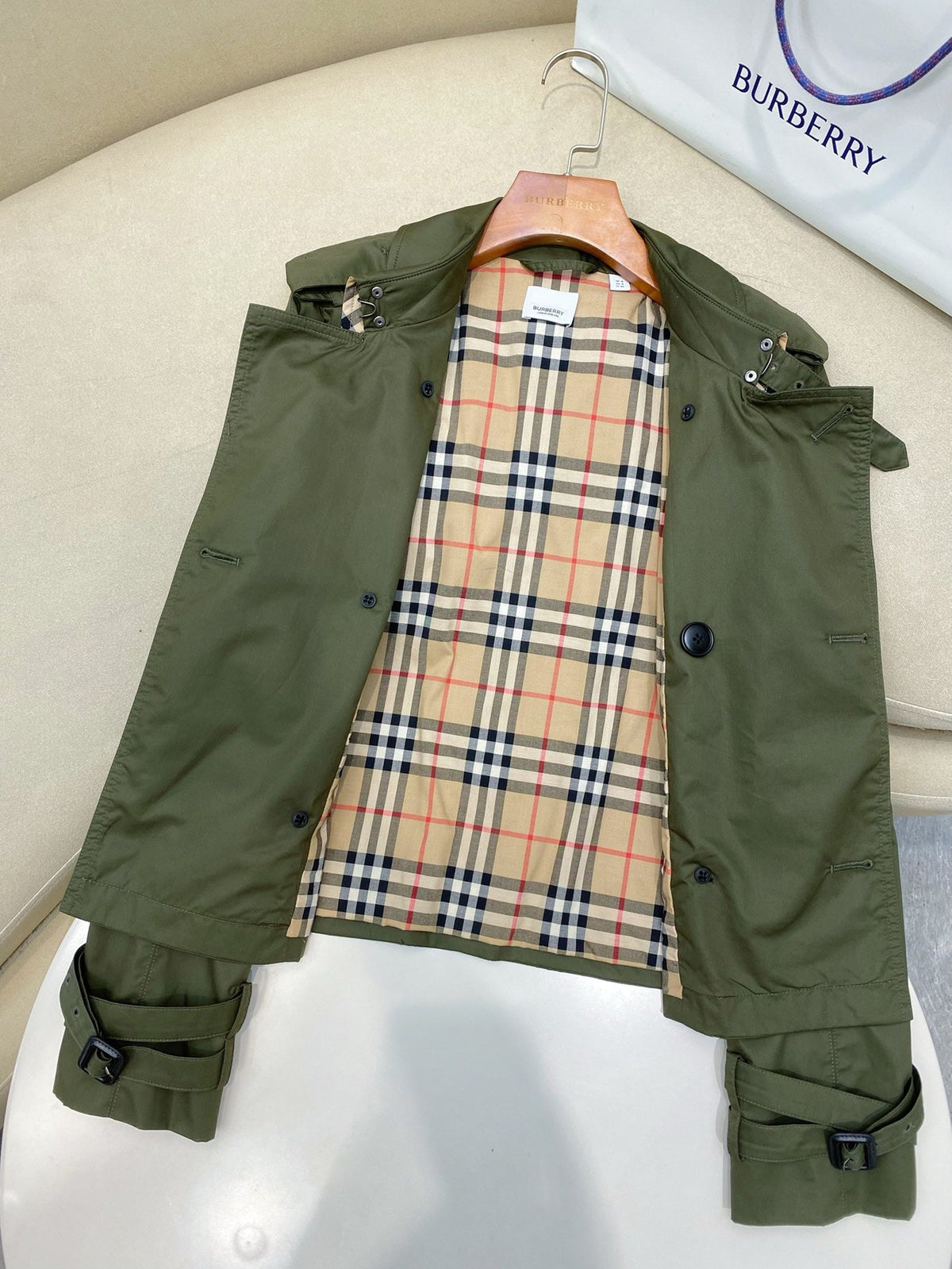 Tropical Gabardine Cropped Jacket