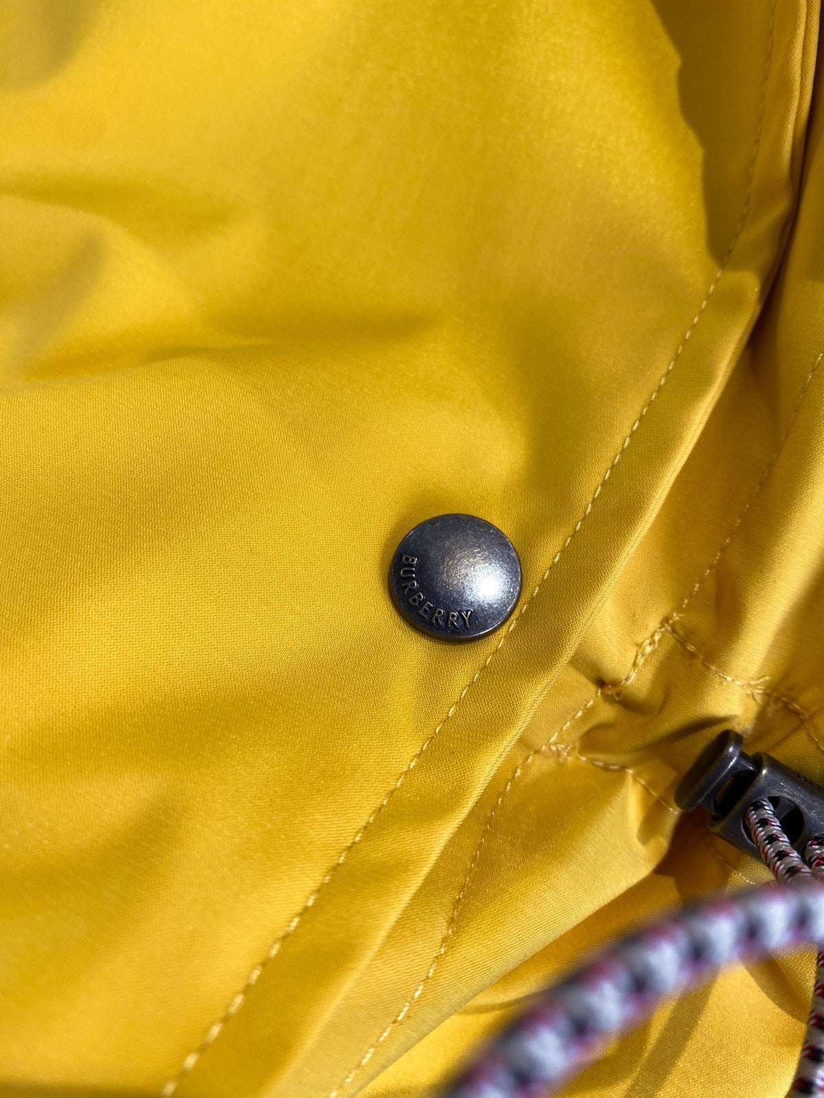Drawstring Cropped Trench Jacket