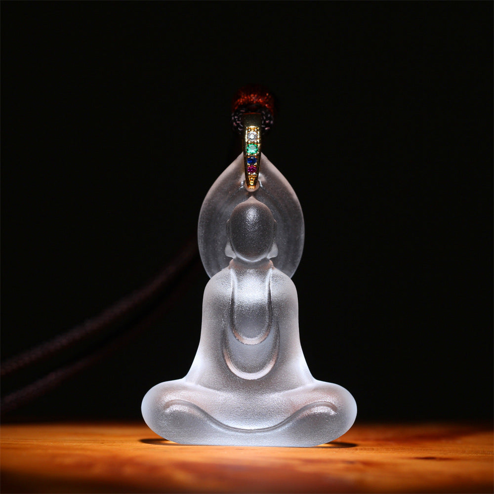 Formless Buddha Glaze Pendant¨CPeace. Protection & New Beginnings