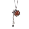 Red Agate Money Bag Necklace-Symbol of Prosperity