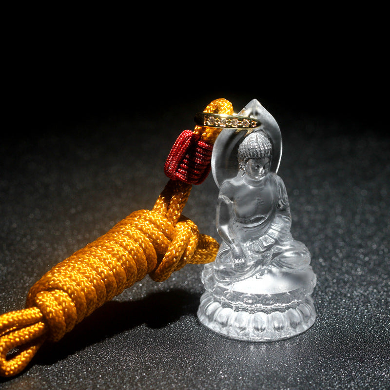 Sacred Shakyamuni Liuli Pendant for Peace & Alignment