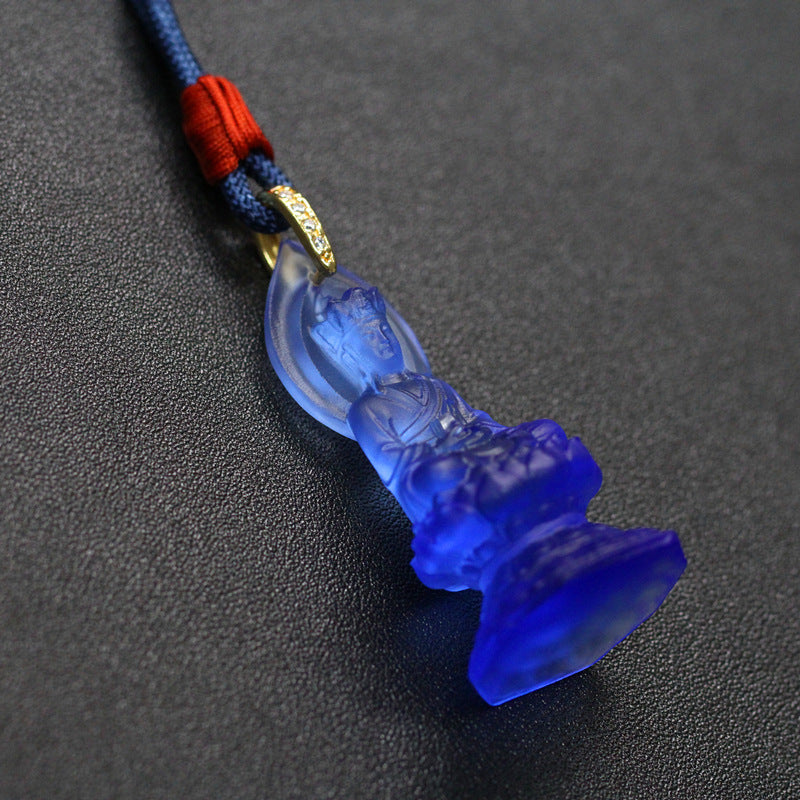 The Infinite Ground: Ksitigarbha Glaze Pendant