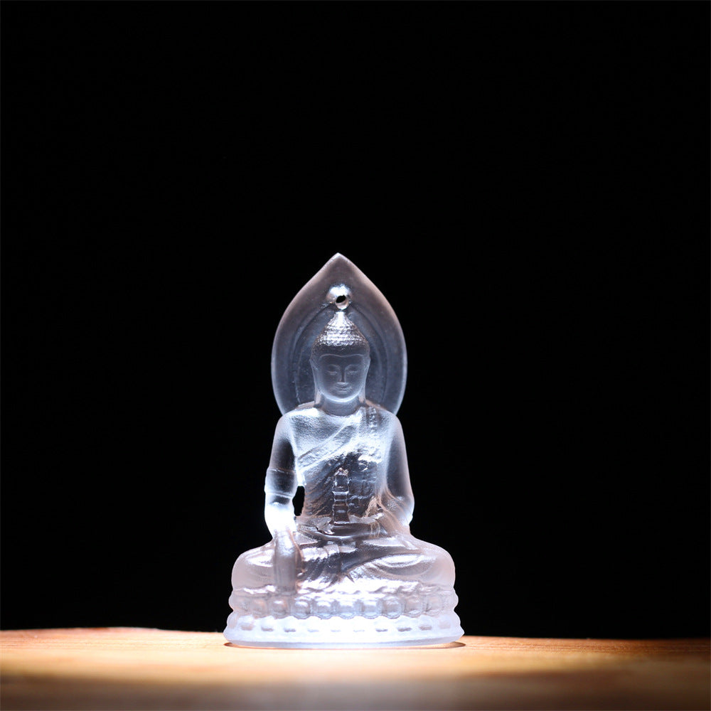 Liuli Akshobhya Buddha Pendant-Inner Stability & Unshakable Wisdom
