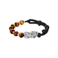 Silver Pixiu Yellow Tiger Eye Bracelet-Traditional Prosperity Symbol