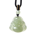 Joyful Laughing Buddha Jade Pendant-Wisdom and Enlightenment