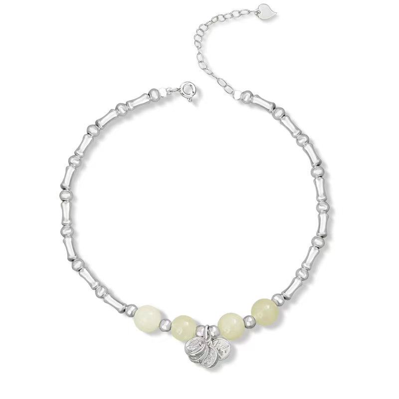 Wealth Coin Silver Bracelet-Good Fortune and Prosperity