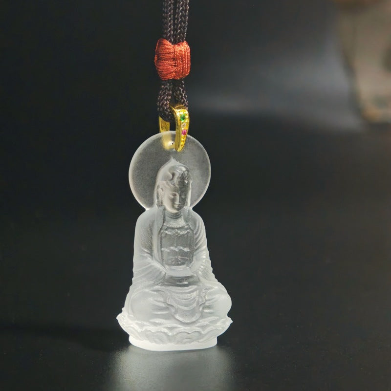 Liuli Guanyin Pendant – Compassion. Peace & Gentle Protection