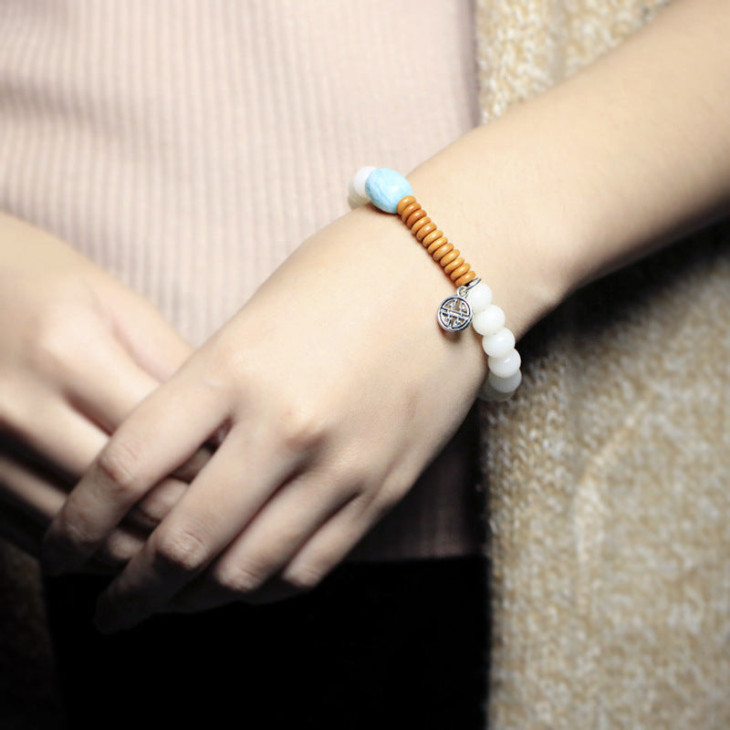 Rudraksha Bodhi Beads Wealth Bracelet