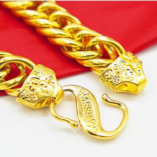 18K Golden Double Pixiu Fu Bracelet-Protection&Luck
