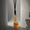 Four-Arm Guanyin Liuli Pendant¨CCompassion. Balance & Gentle Protection