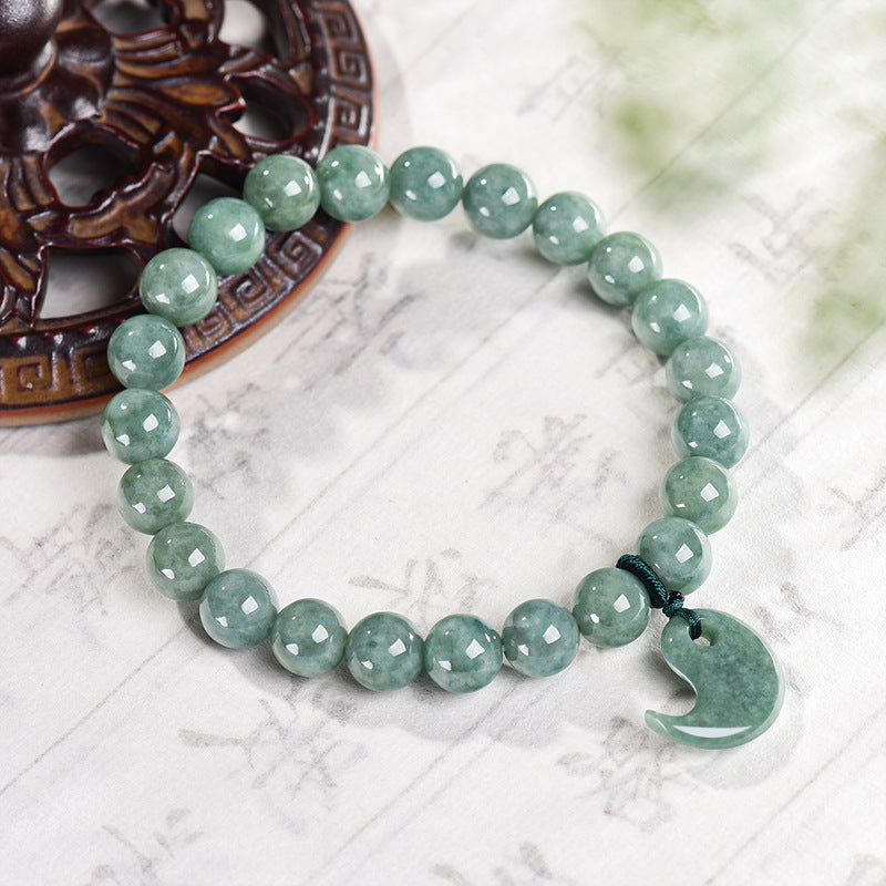 Taiji Magatama Jade Bracelet-Balance. Harmony & Peace