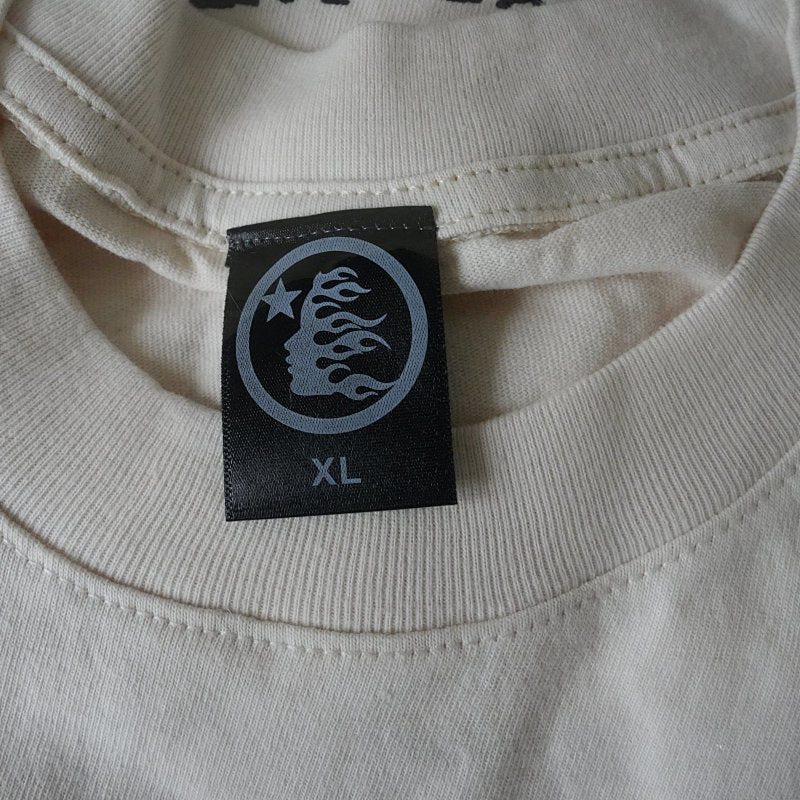 Hellstar Studios Cranium Short Sleeve Tee Shirt Cream