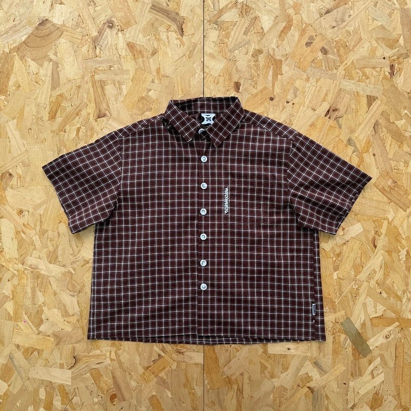 Mertra Plaid Shirt - Brown