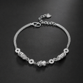 Fortune in Motion-Coin Bracelet with 999 Fine Silver Pixiu