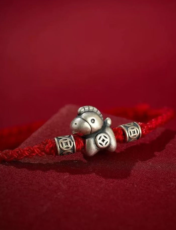 2026 Zodiac Horse Red String Bracelet-Progress & Prosperity