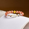 Lemon Quartz Pixiu Red Inclusion Quartz Bracelet-Warm Wishes