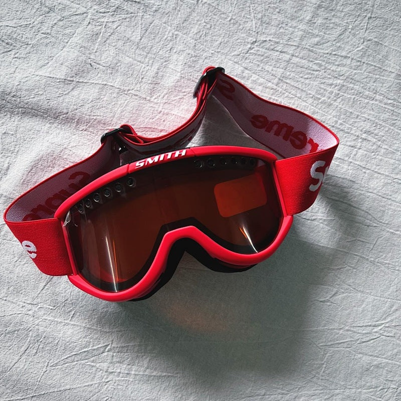 Supreme x Smith Ski Goggles - Red/Orange