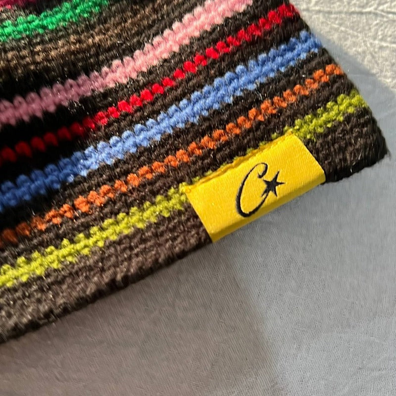 Striped Beanies - Multicolor