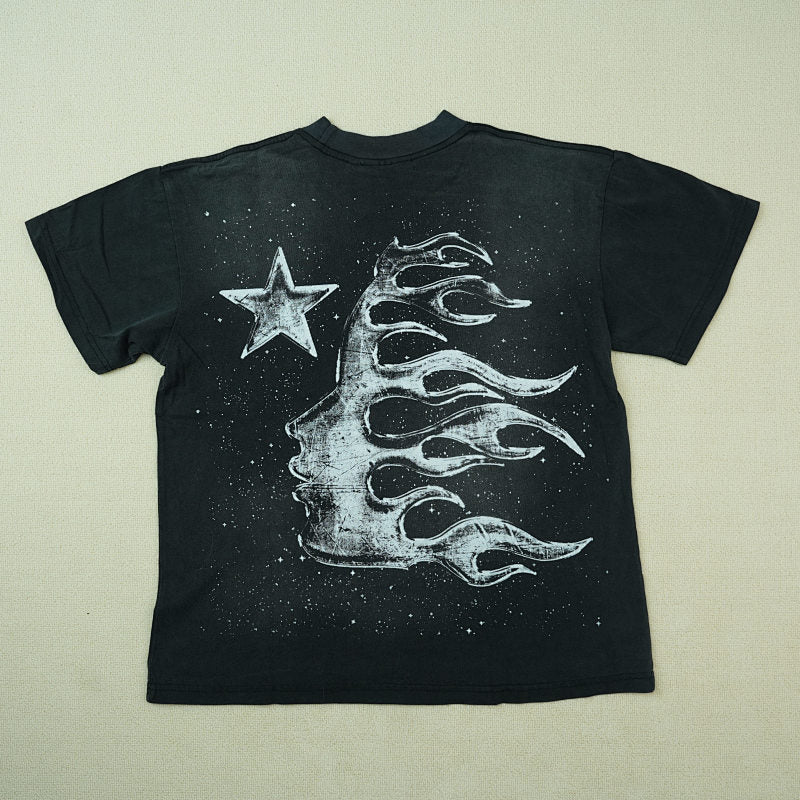 Hellstar Chrome Logo T-Shirt Black