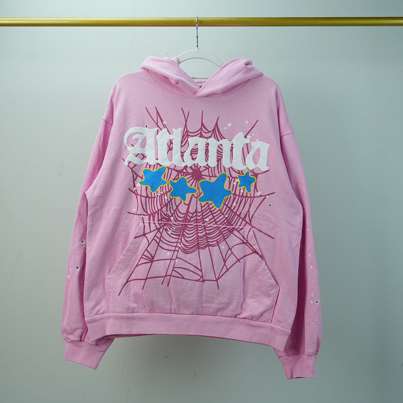 Sp5der Atlanta Hoodie Pink