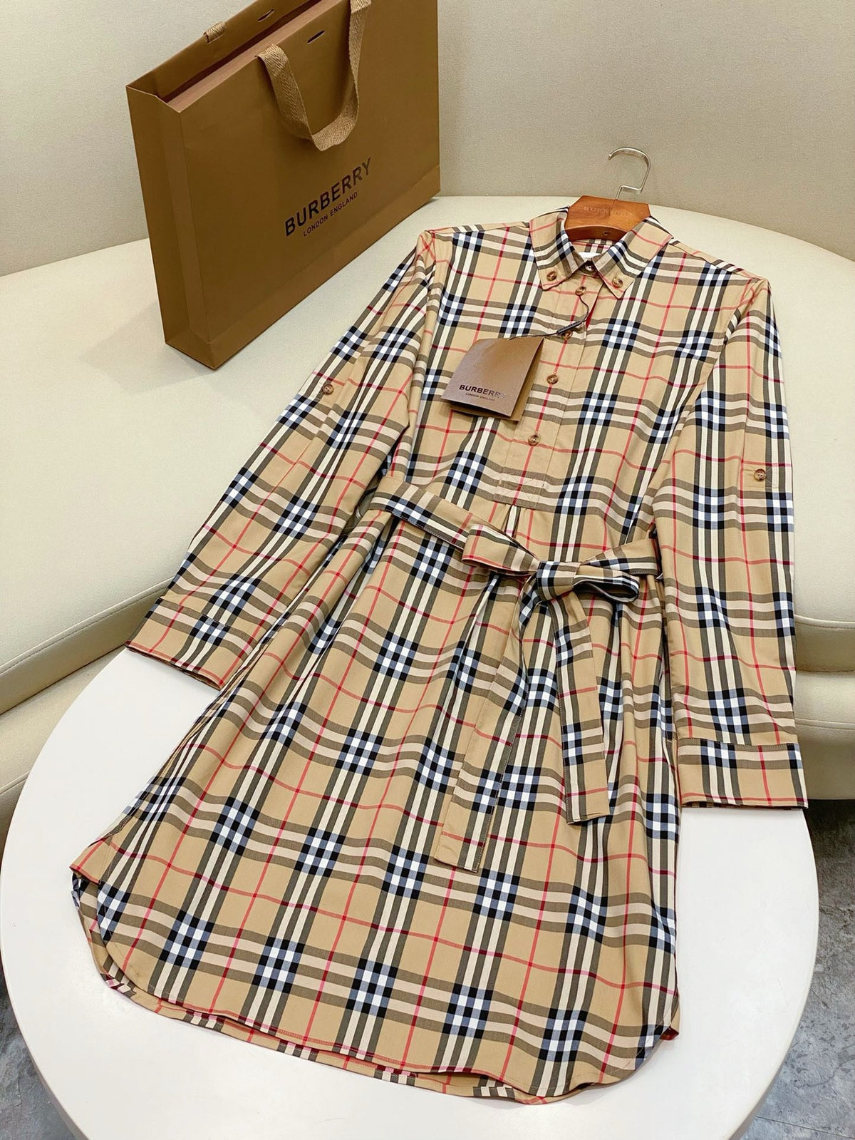 Vintage Check Dress