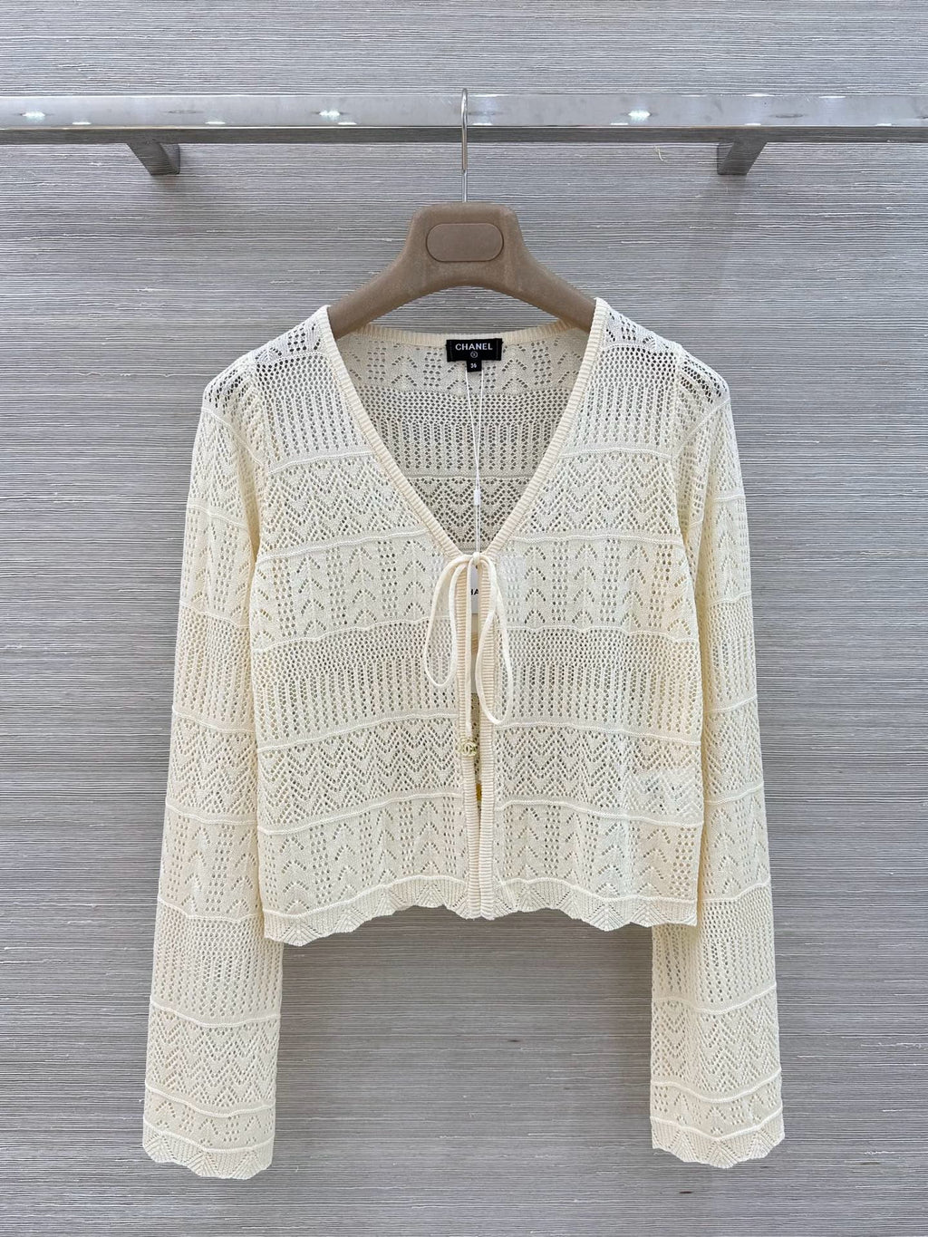 Openwork Knit Cardigan