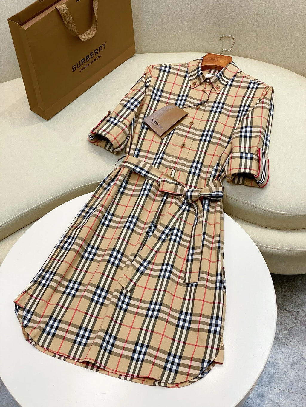 Vintage Check Dress