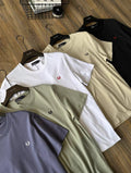 Fred P Embroidered Logo Tee