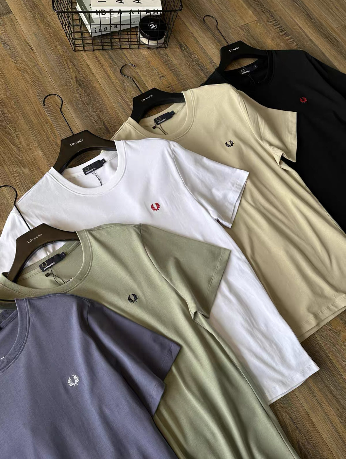 Fred P Embroidered Logo Tee